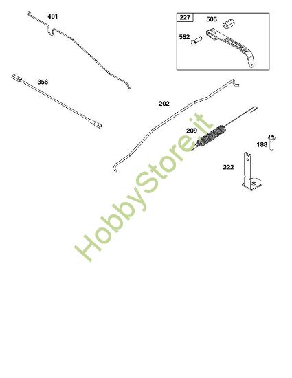 D - GRUPPO ELEMENTI DI COMANDO B&S - 12 €¦ 123P02-0067-H1 brand Stihl
